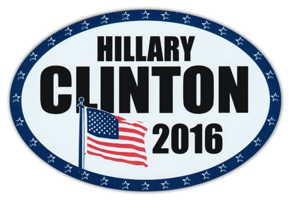 Hillary Clinton 2016 United States President Bumper Sticker